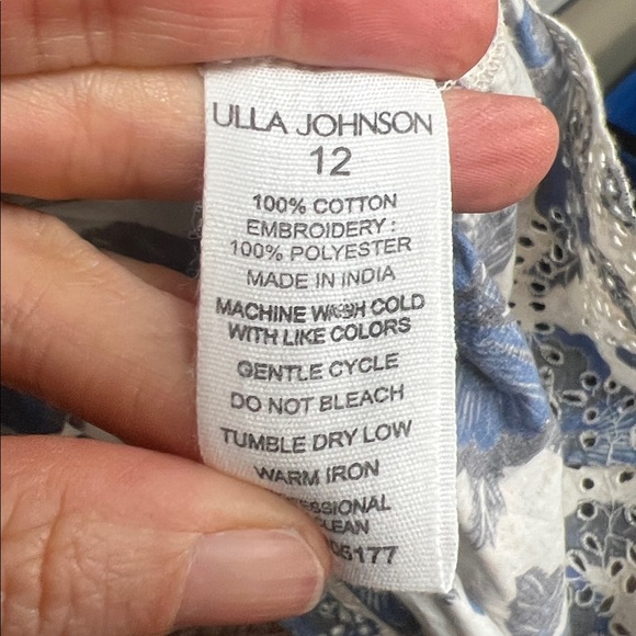 Ulla Johnson Oriana Skirt Lapis.  Size 12 - Picture 7 of 9